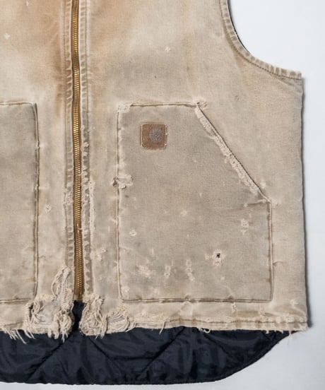 90's Carhartt Duck Vest Boro L