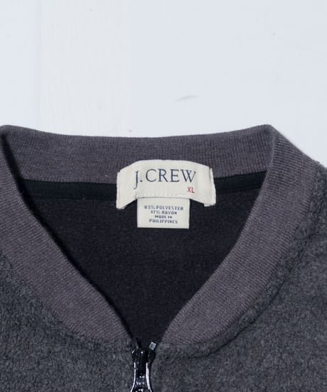 90's J.Crew Double Zip Boa Blouson XL