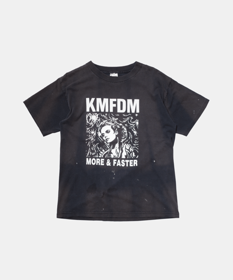 90's KMFDM "Rip the System" S/S Fading T-shirts L
