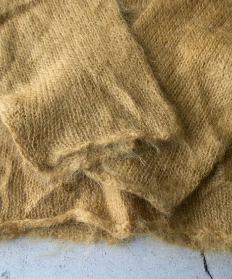 90's R.V. Mohair V-neck Knit XL