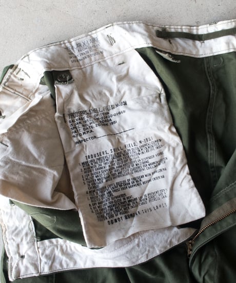 50's US Army M51 Field Trousers XL