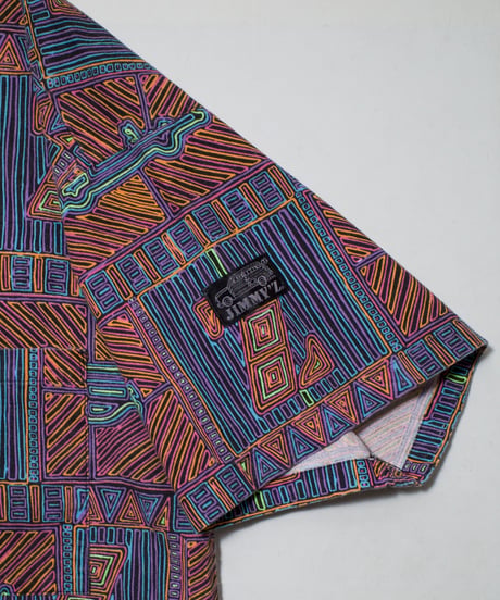 90's JIMMY'Z All Over Patterned Shirts XL
