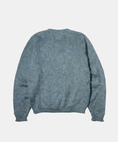 50-60's Mohair V-Neck Sweater L
