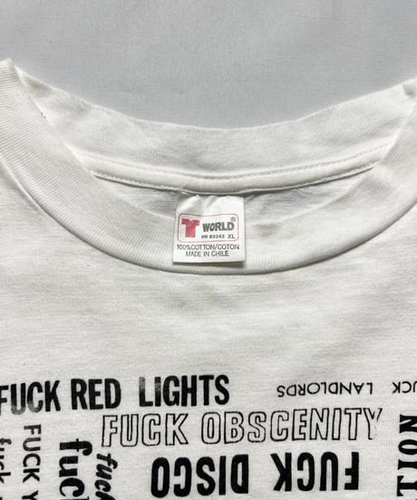 90's Various F○ck Tee XL