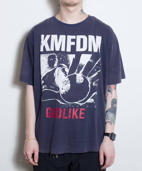 90's KMFDM "Godlike" S/S Boro T-shirts