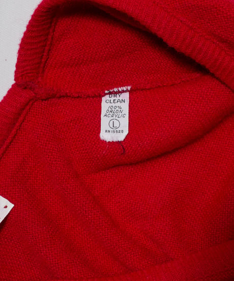 60-70's IZOD Lacoste Acrylic V-neck Sweater L
