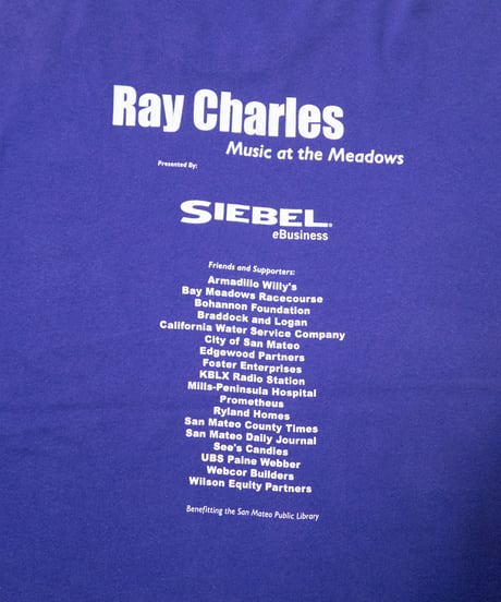'2001 Ray Charles "Music at Meadows" XL