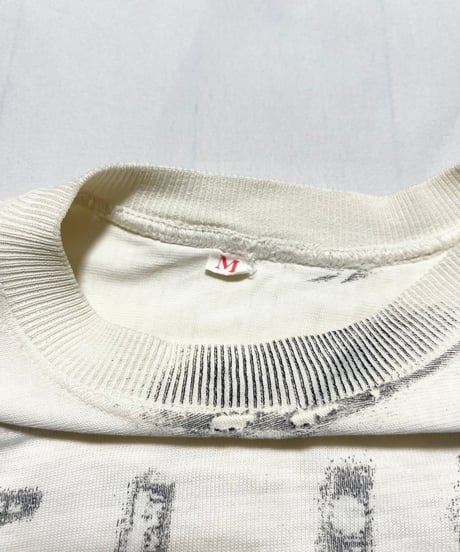 50's Cotton/Rayon Football Tee M