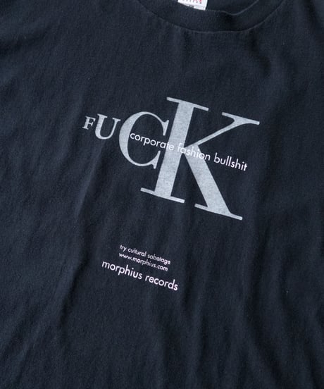 2000's Morpheus Records "Fuck Corporate Fashion Bullshit" XL