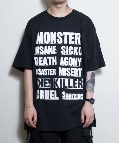 21AW Supreme "Monster" S/S T-shirts XL