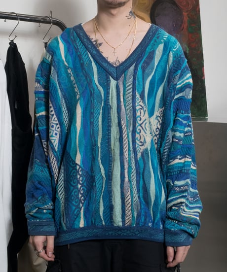 90's COOGI 3D Sweater L