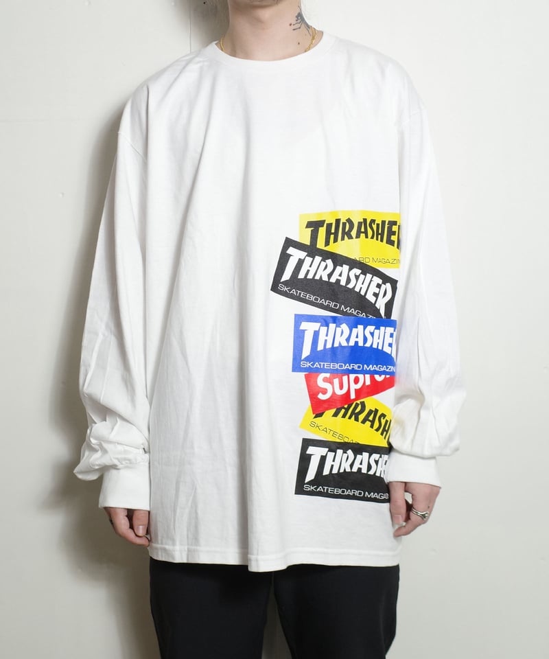 21AW Supreme / Thrasher Multi Logo L/S T-shirts...