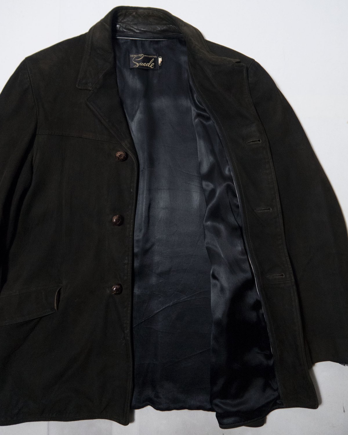 激レア　70s~80s suede leather sports jacket 70-80's Genuine Imported Suede Leather Jacket 4