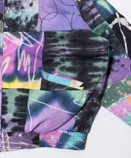 Jewels Abstract Patterned Reversible Zip-up Jacket M
