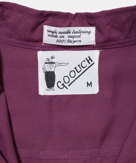 80's Goouch Rayon L/S Shirts M
