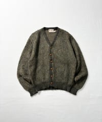 60's TOWNE and KING Mohair Cardigan "Shaggy!!!"