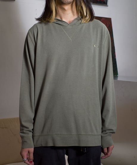 Oakley Pique knitting Hooded Pullover L