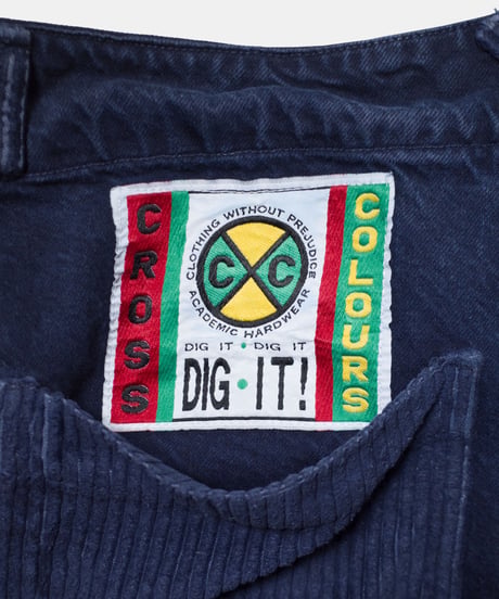 90's Cross Colours Baggy Corduroy Pants 36