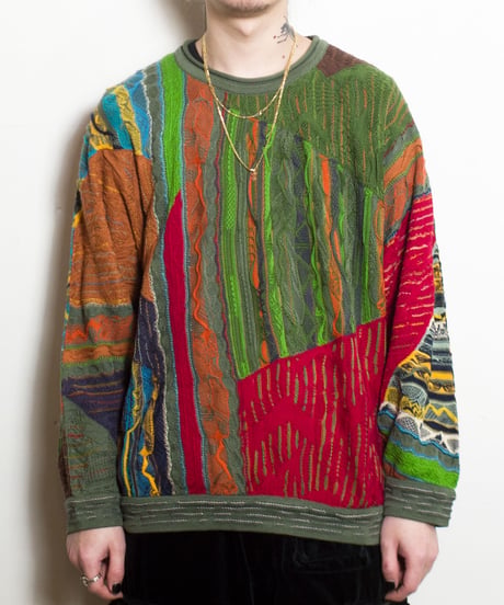 00's COOGI 3D Cotton Sweater S