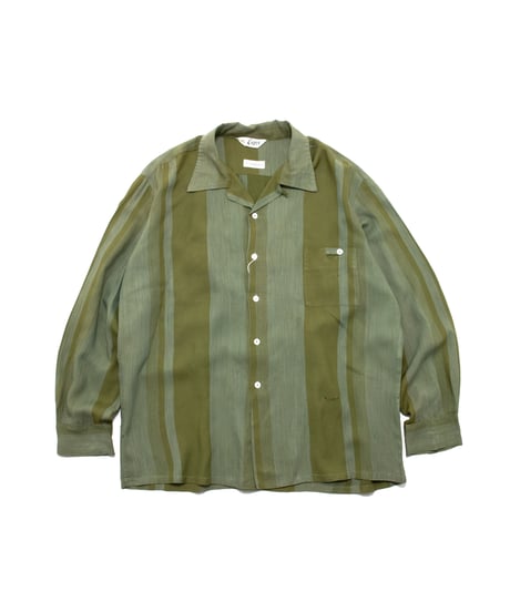 60-70's Capti Open Collar Shirts XL