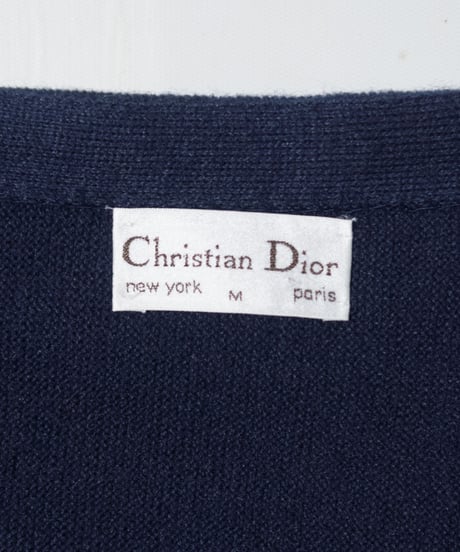 90's Christian Dior Acrylic Cardigan M