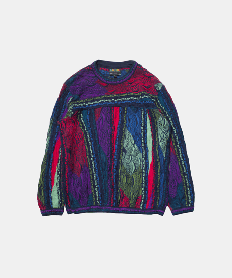 00's COOGI 3D Cotton Sweater L