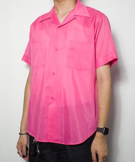 70's Van Heusen Polyester O/C Shirts M