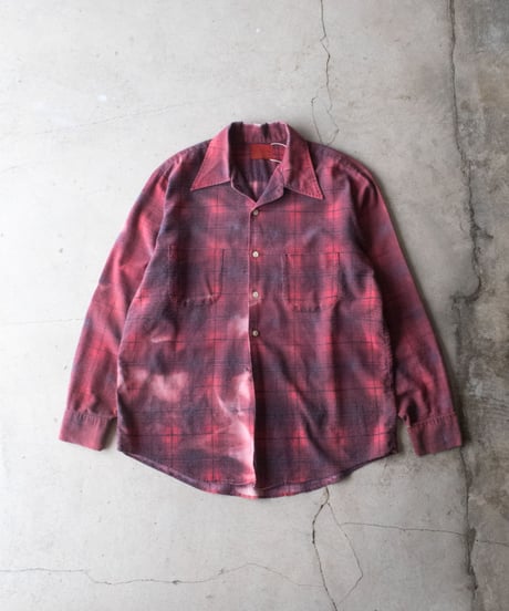 60-70's Sears Printed Flannel Shirts Boro M