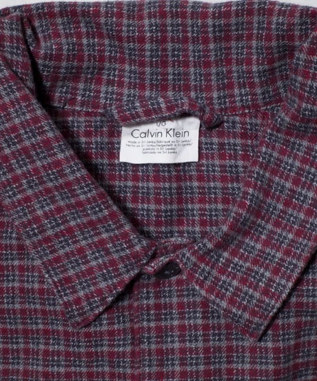 Calvin Klein Flannel Pajama Shirts L
