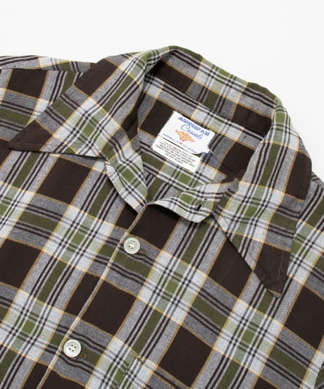 70's American Casuals Rayon Check Shirts M