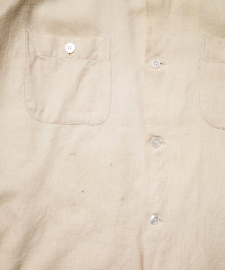 50-60's Fulella? Cotton/ Wool Mixed O/C Shirts M
