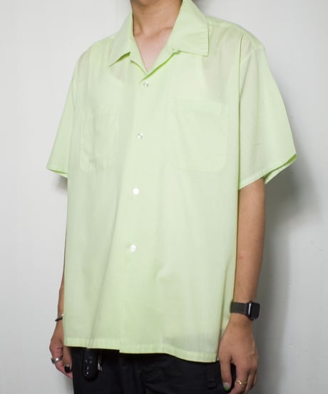 70's Never Press Polyester O/C Shirts XL