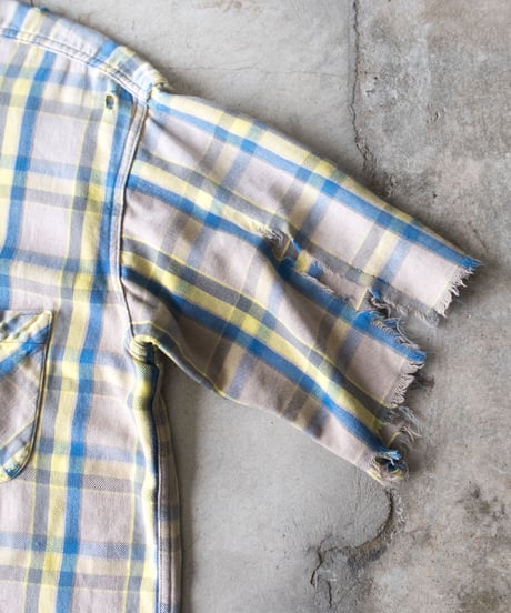 60's PILGRIM Flannel Shirts Boro L