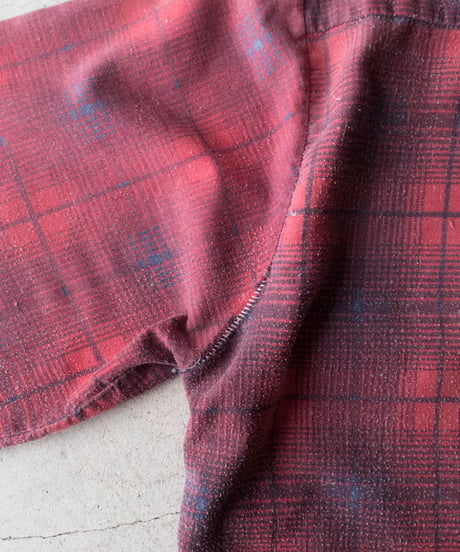 60-70's Sears Printed Flannel Shirts Boro M