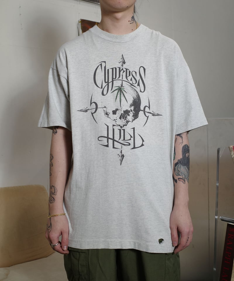 90's オリジナル \" CYPRESS HILL \" ラップ Tシャツ CYPRESS HILL サイプレスヒル Tシャツ ラップTシャツ ブラック