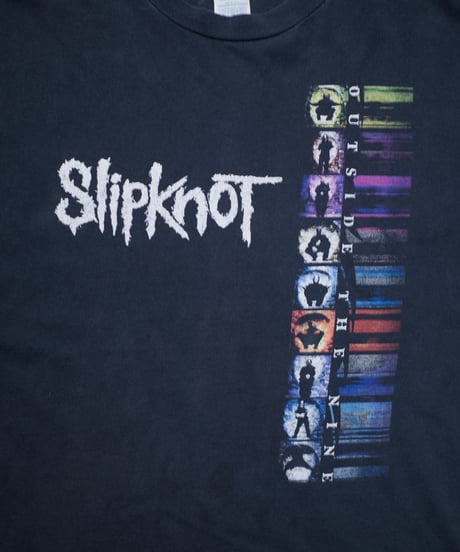 2000's Slipknot's Fan Club "Outside the Nine" S/S T-shirts XL