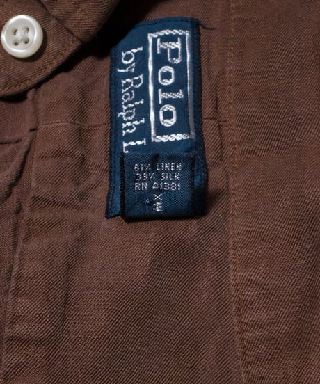 Polo by Ralph Lauren Linen/Silk Mixed L/S Shirts M