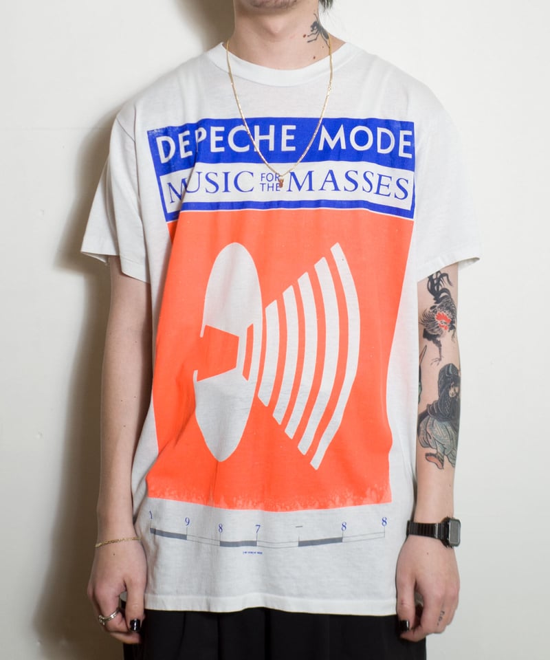 depeche mode バンドTシャツ ビンテージ デペッシュモード デペッシュ・モード Depeche Mode 音楽Tシャツ ロックTシャツ