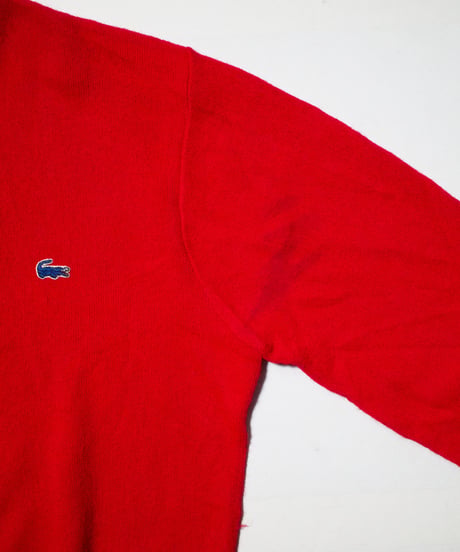 60-70's IZOD Lacoste Acrylic V-neck Sweater L