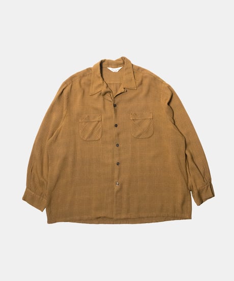 50's Sportsman Open Collar Check Shirts XXL
