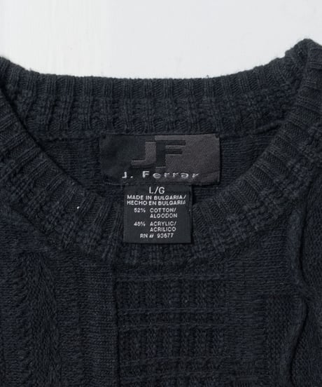 90's J.Ferrar 3D Knit L