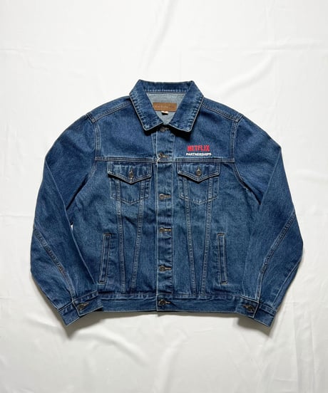 Netflix × Port Authority Denim Trucker Jacket M