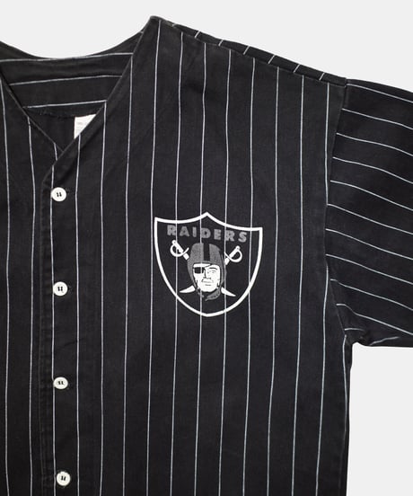 90's Los Angeles Raiders Baseball Shirts L