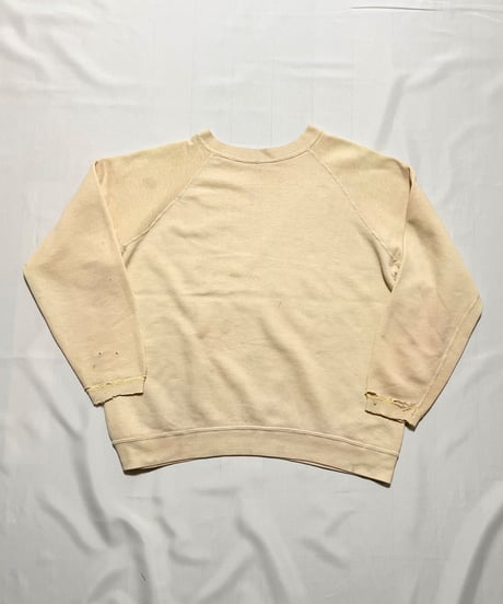 60's~ Distressed Raglan Sleeve Sweat