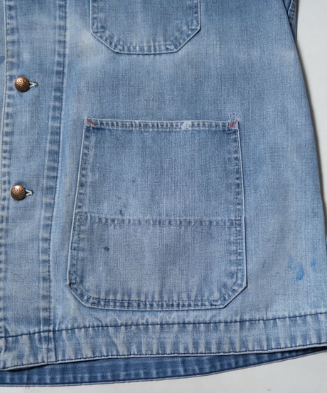 70's JC Penny Faded Denim Coverall