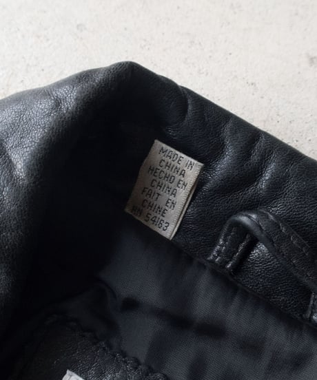 90's AVALANCHE Leather Jacket XL