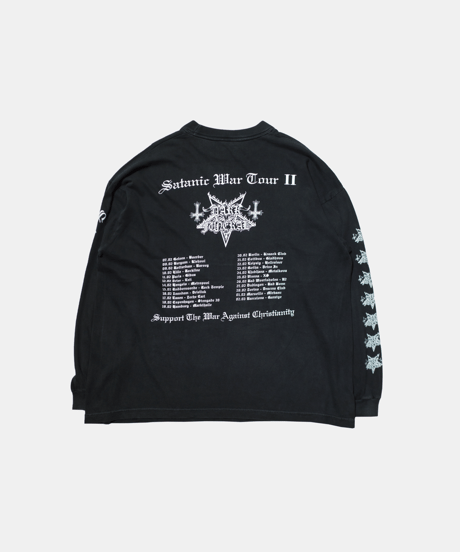 90's Dark Funeral "Satanic War Tour Ⅱ" L/S T-shirts