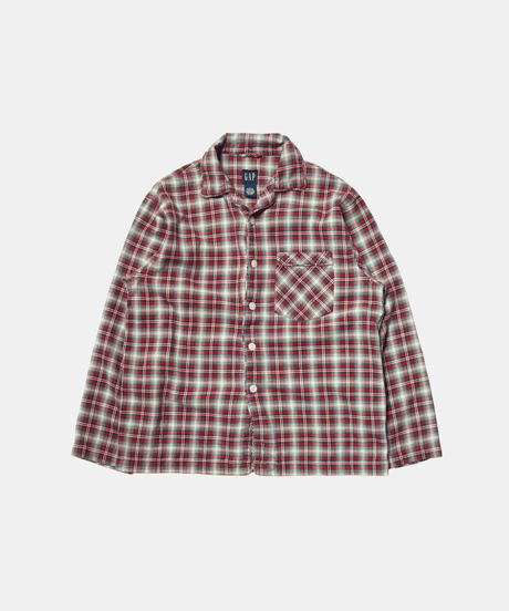 90's GAP Tartan Check Pajama Shirts S