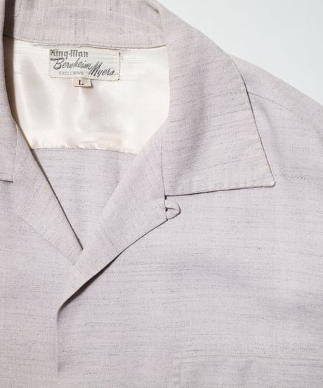 60's Bernheim Myers O/C Rayon Shirts L
