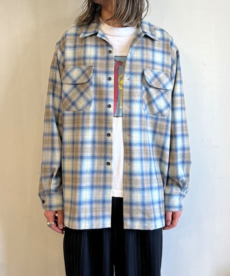 PENDLETON Wool Check Board Shirts L